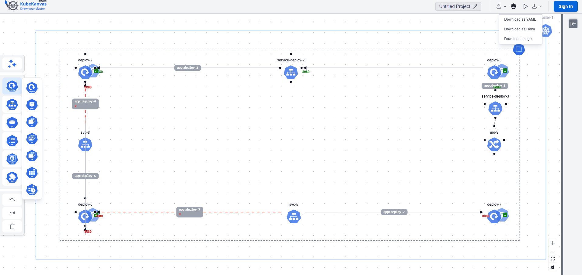 Visual Cluster Designer